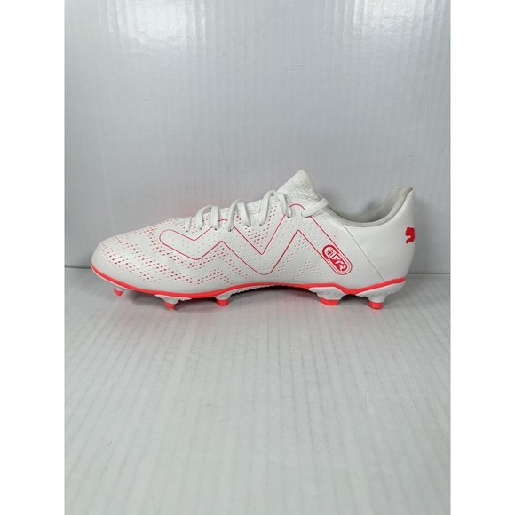 Puma Future Play FG/AG White Pink Soccer Cleats Mens Size 12 107377-01 NEW - Picture 4 of 8